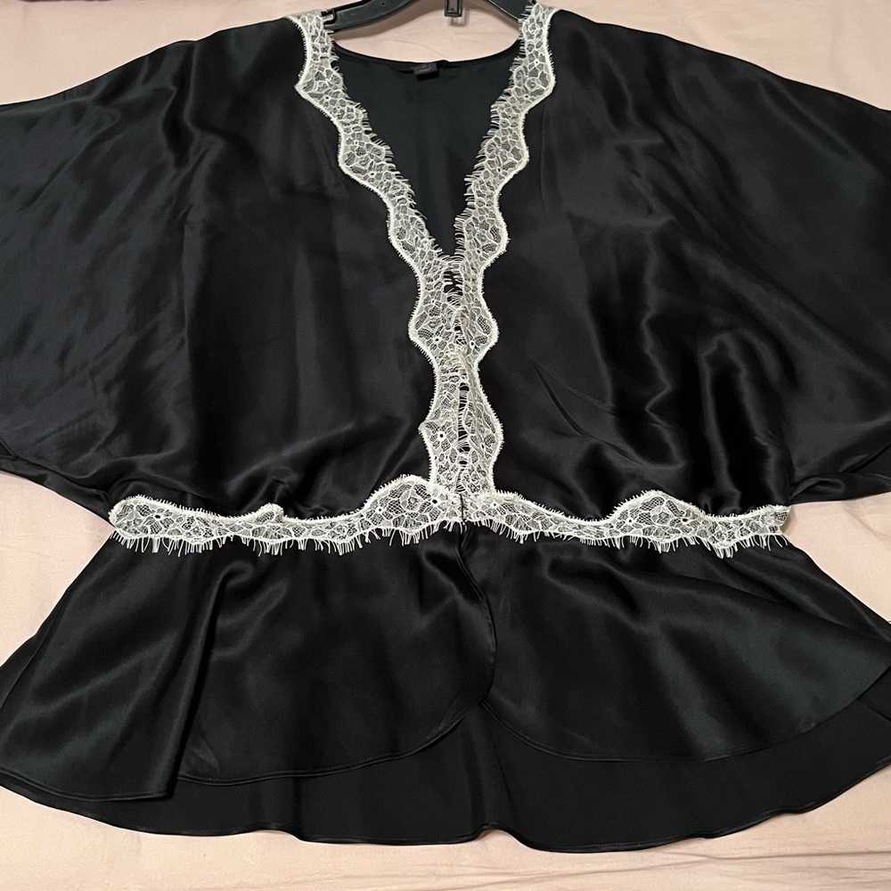 Black Silk Blouse